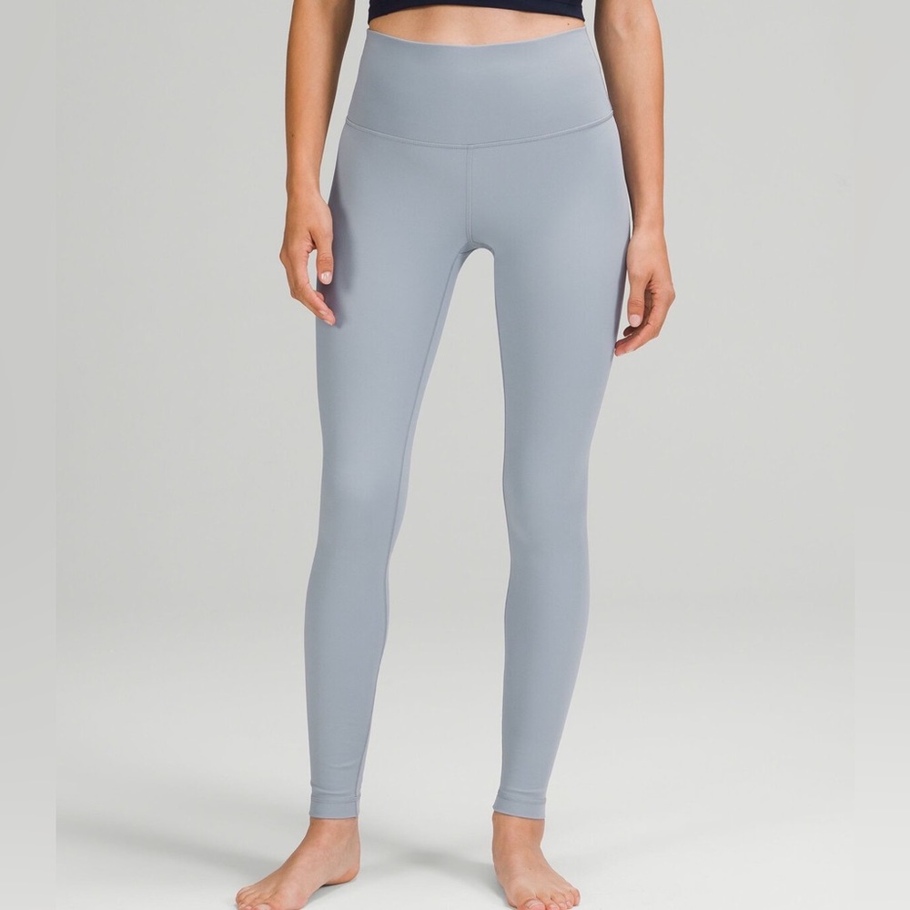 Lululemon Wunder Under High-Rise Tight 25" *FULL-ON LUXTREME Chambray Grey Blue